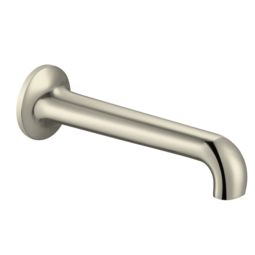 JTP Grosvenor Cross Nickel Bath Spout Cut Out